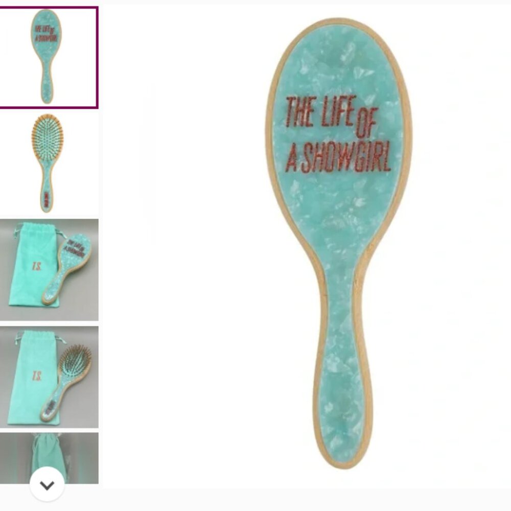 Life of A Showgirl Hairbrush
